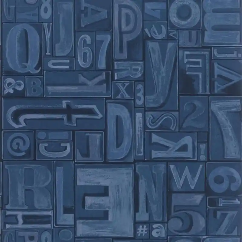 Tapete Copeley Letterpress Ralph Lauren Markenprodukt