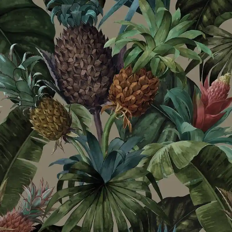 Garantierte Lieferung Panoramatapete Tropical Pineapple Pascale Risbourg