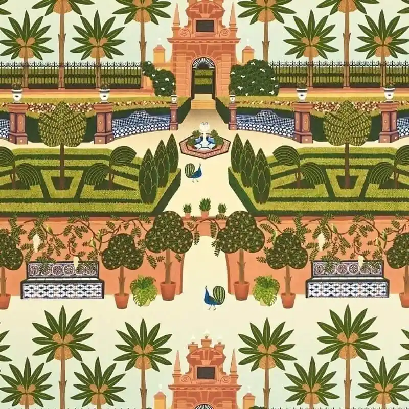 Nur Für Kurze Zeit Tapete Alcazar Gardens Cole and Son