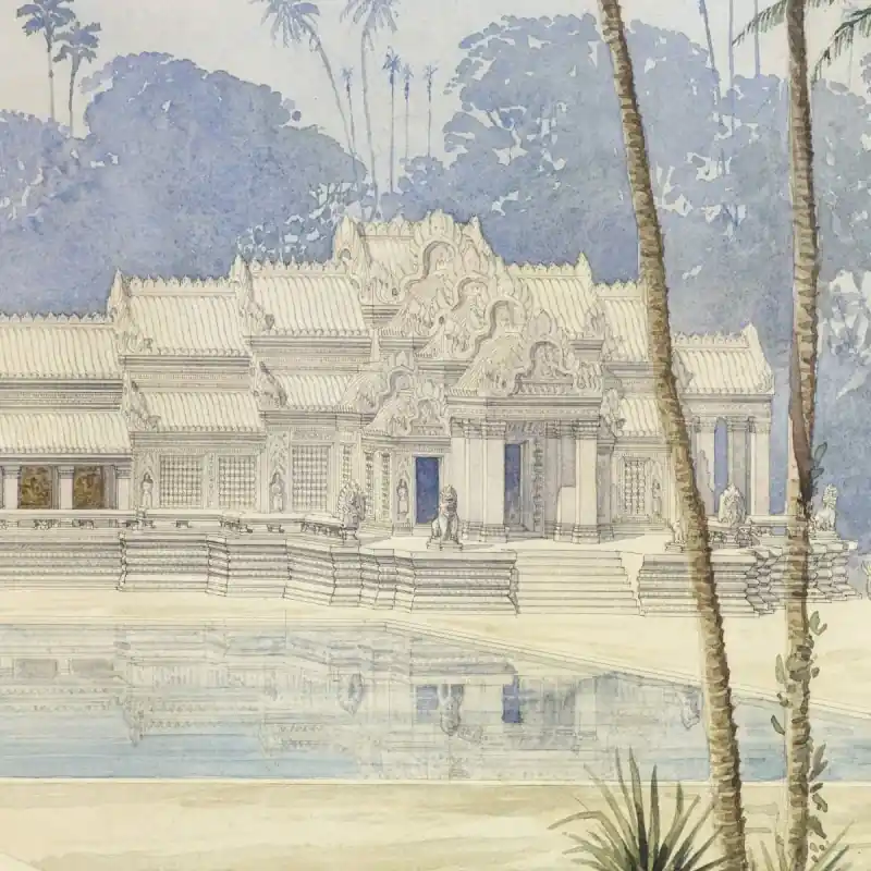 Panoramatapete Façades Orientales Etoffe.com x Agence Musées Nationaux Echt