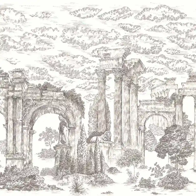 Ausverkauf Panoramatapete Ruins Linen Coordonné