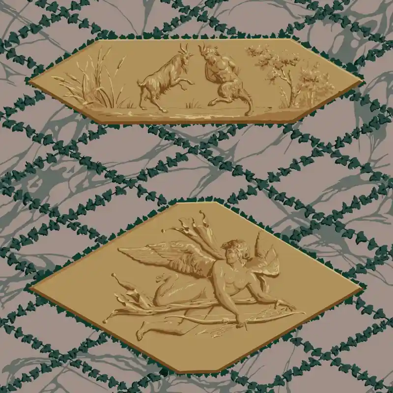 Tapete Le Faune d’Apollon Papier français Zertifiziert