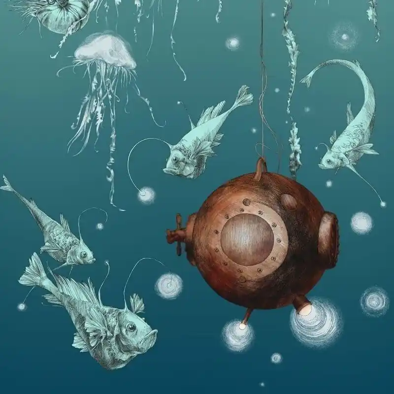 Echt Panoramatapete Nautilus Droit Edmond Petit