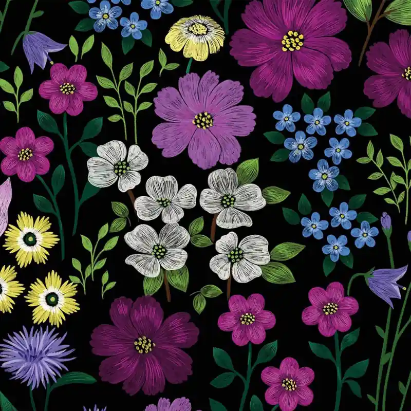 Panoramatapete Petites Fleurs des Champs Alix Koziel Letzte Chance