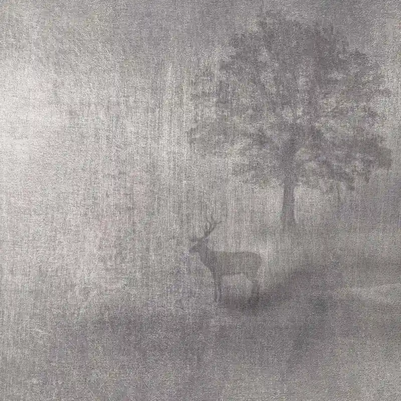 Panoramatapete Cerf Argent Stella Cadente Abverkauf