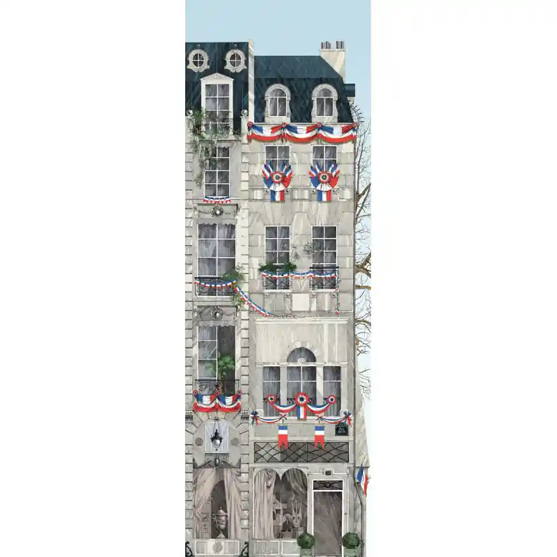 Panoramatapete Rue Jacob en Fête Edmond Petit Sichere Zahlung