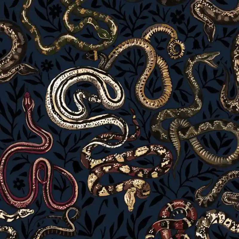 Panoramatapete Snakes and Adders House of Hackney Rabatt