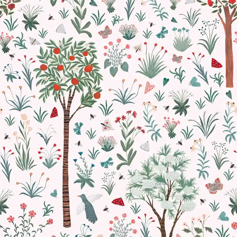 Solange Der Vorrat Reicht Panoramatapete Millefleurs Spring Bien Fait