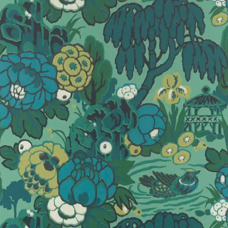 Tapete V&A Mandarin Garden 1838 Abverkauf
