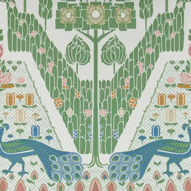 Tapete V&A Peacock Topiary 1838 Preiswert