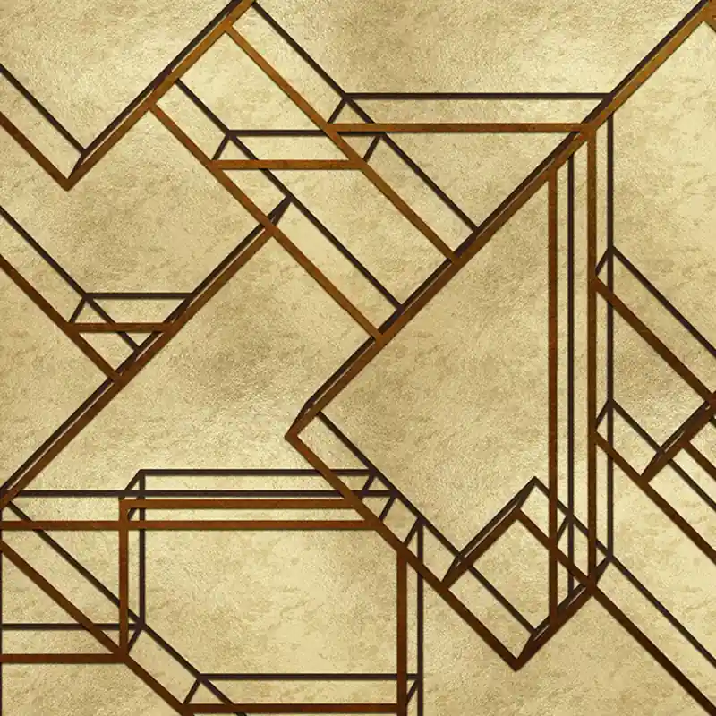 Panoramatapete L-Geometrics Metallics Coordonné Online Kaufen