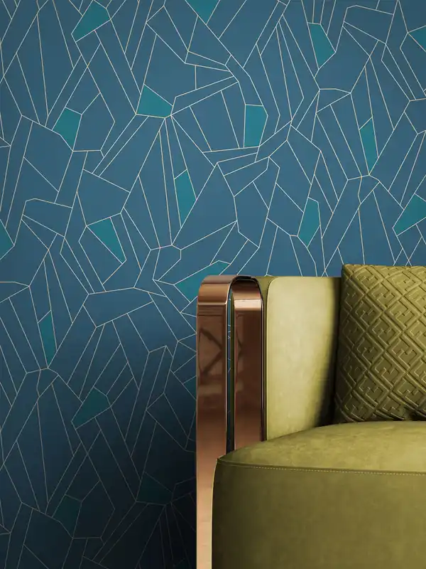 Billig Indigo Muster