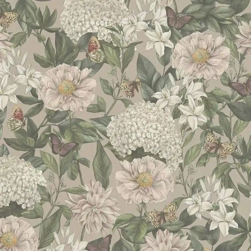 Top-Seller Tapete Grün, Rosa, Weiß livingwalls Vliestapete (1044333)