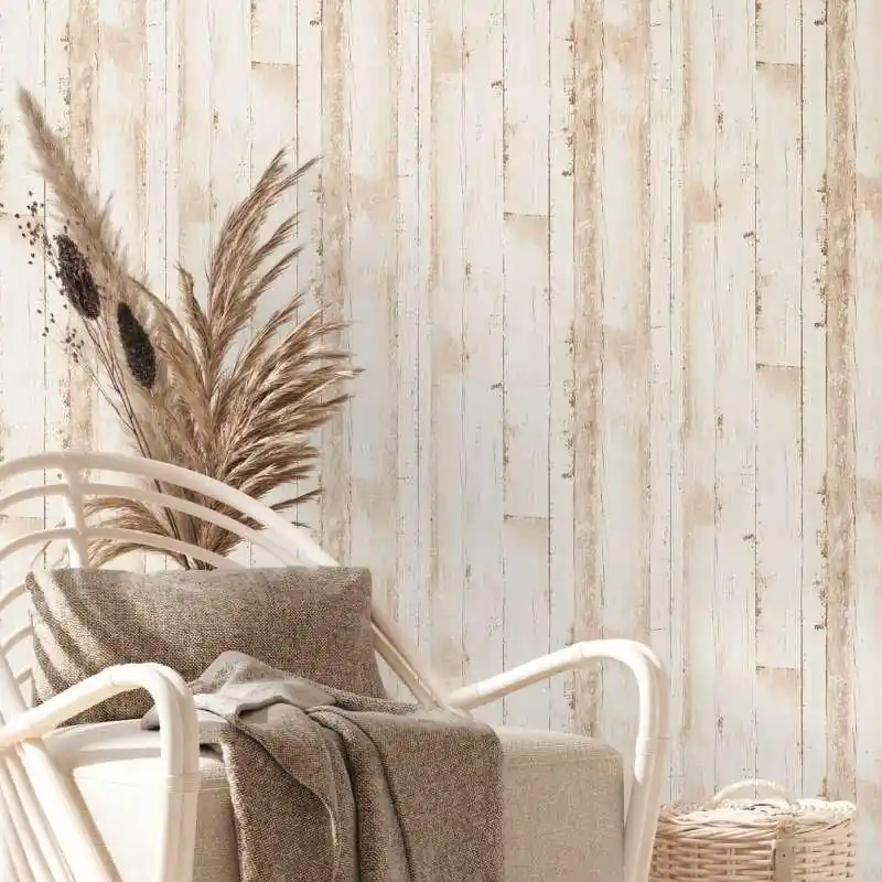 Tapete Beige, Creme, Braun AS-Creation d‘eco Vliestapete (1044073) Solange Der Vorrat Reicht