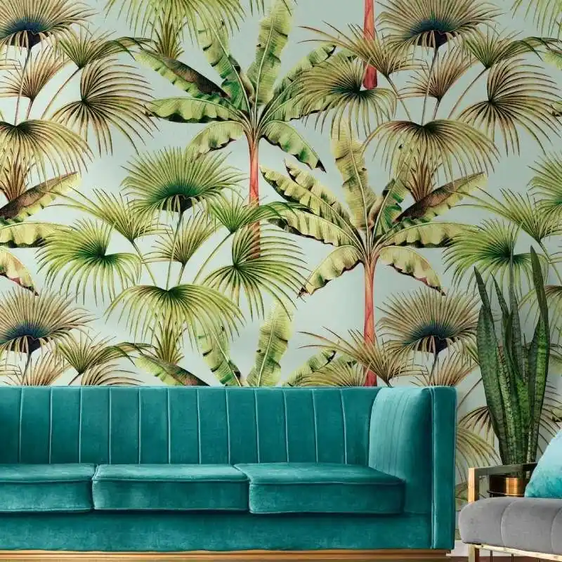 Digitaldruck-Tapete Blau, Grün livingwalls (1043784) Versand Am Gleichen Tag