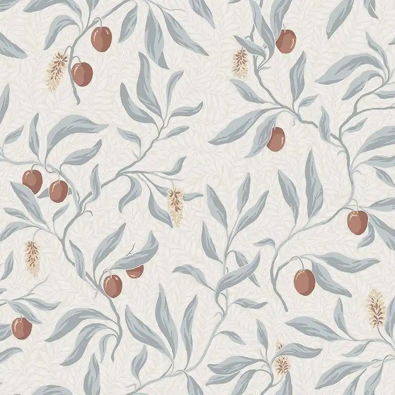 Neue Kollektion Tapete Blau, Braun, Greige Sandberg Vliestapete (1043213)