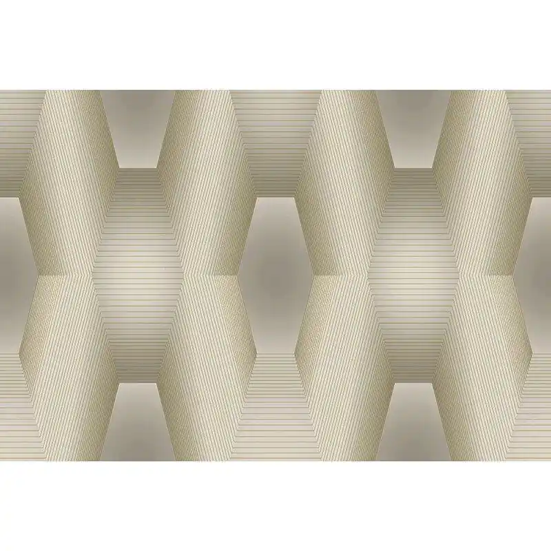 Digitaldruck-Tapete Beige, Creme, Gold, Kupfer, Grau, Silber Guido Maria Kretschmer (1042779) Echt