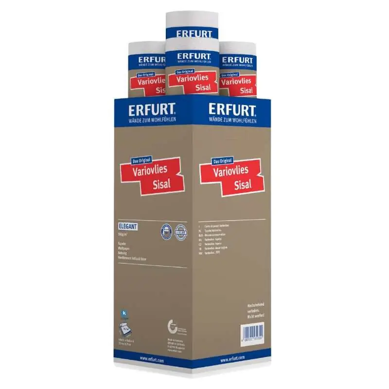 Letzte Chance ERFURT Variovlies Sisal 25 x 0,75 m, Karton (4 x Rolle)