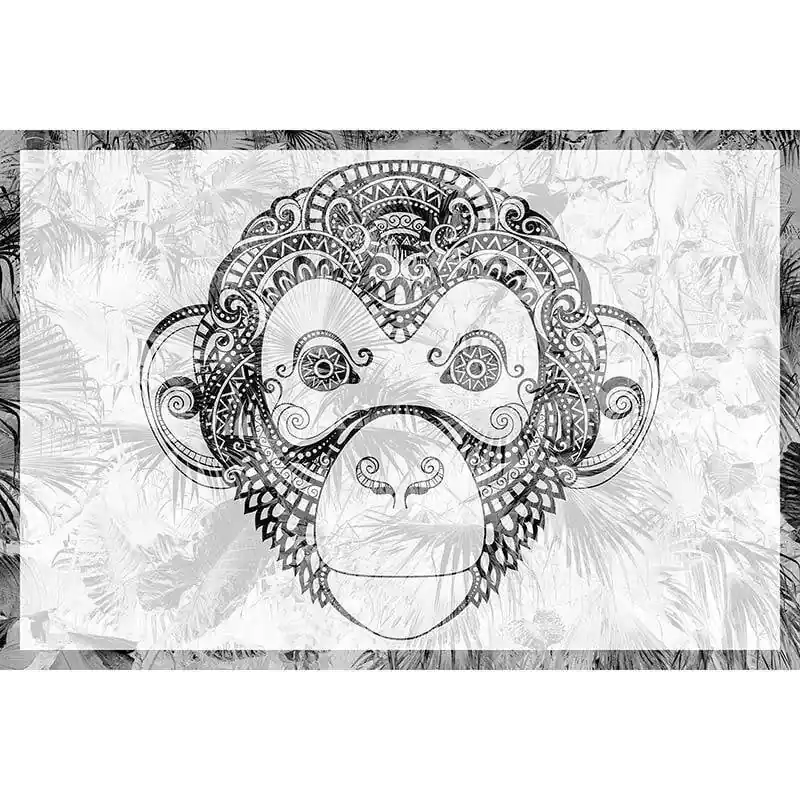 Sale Digitaldruck-Tapete Monkey Pattern 3 Architects Paper (1031792)