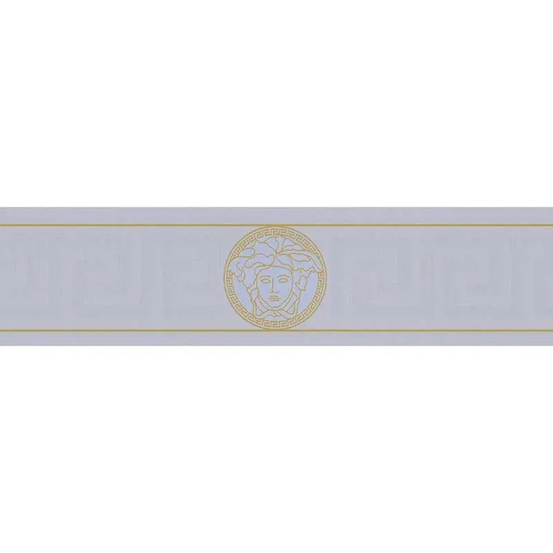 Angebot Tapete Grau, Silber, Gold, Kupfer VERSACE Satintapete (1023751)