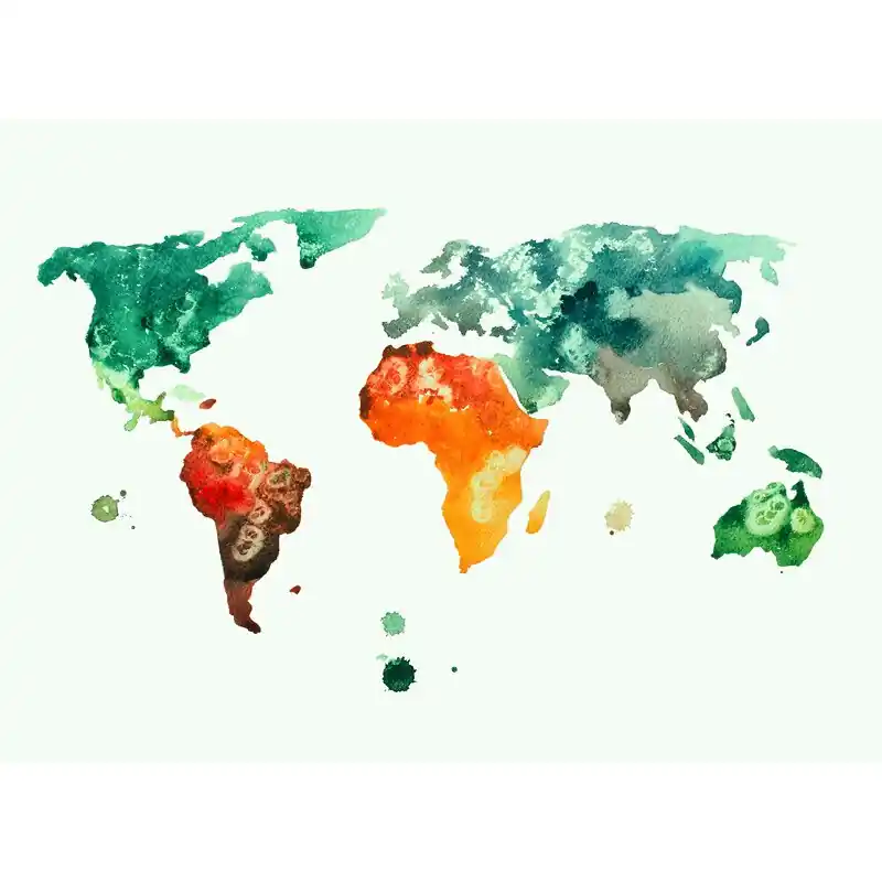 Digitaldruck-Tapete Colourful World 3 livingwalls (1031957) Günstig