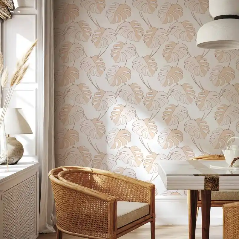 Direkt Vom Hersteller Tapete Beige, Pastell, Weiß Novamur Vliestapete (1044772)