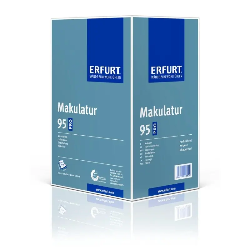 ERFURT Makulatur 95 PRO, Karton 17,5 x 0,53 m (20 x Rolle) Bestseller
