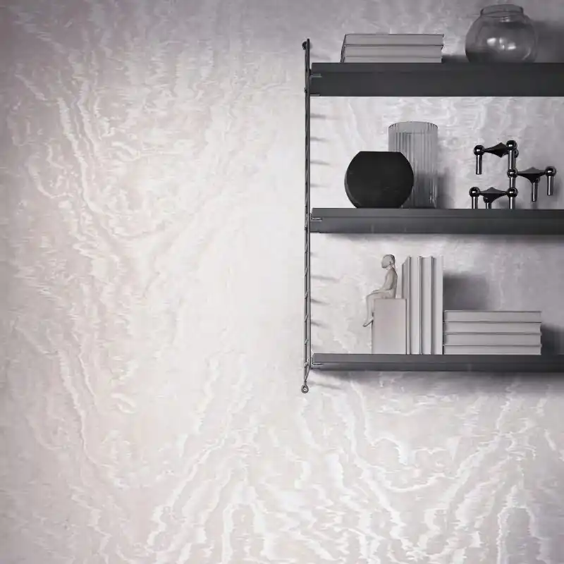 Vliestapete in schimmernder Marmoroptik beige, rosa Metalloptik (KG-171504) Sonderaktion