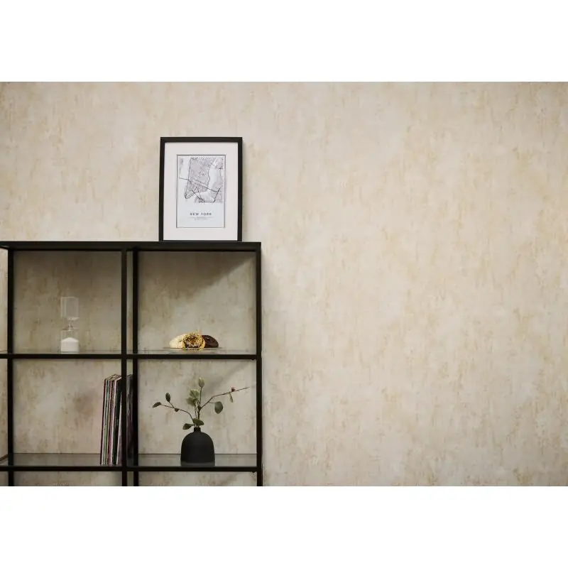 Vintage Tapete in Putzoptik Sand Beige Beton Look Vliestapete Metallic (KG-171793) Billig