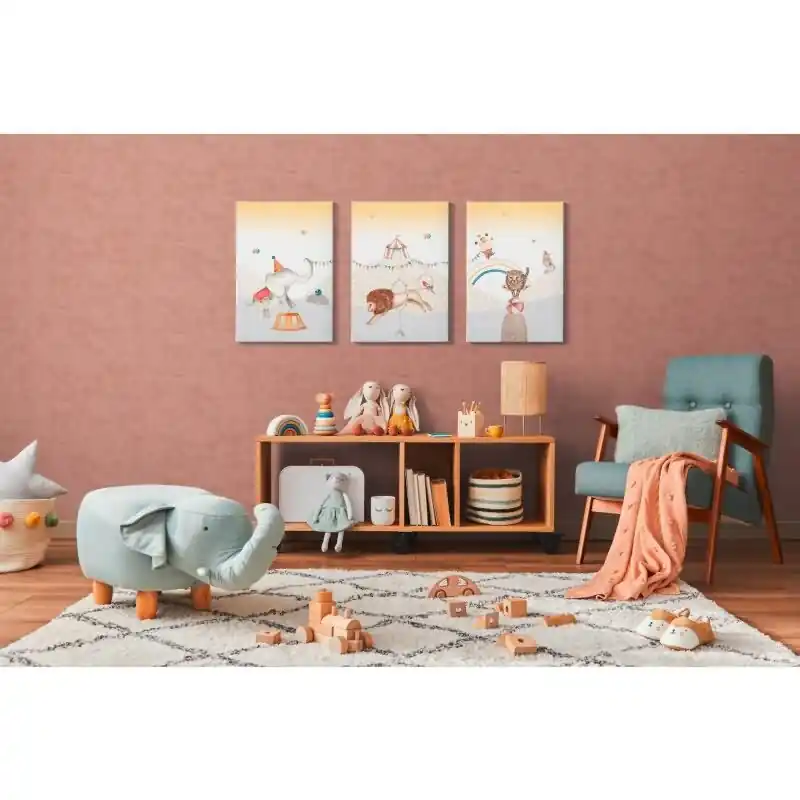 Direktkauf Tapete Kinderzimmer Jungen Rot Einfarbige Unitapete Vliestapete modern (KG-172226)