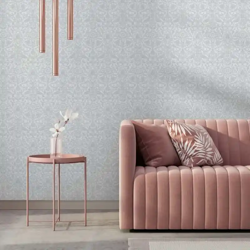 Vliestapete Vögel, Blumen Floral Natur in Weiß für Wohnzimmer, Schlafzimmer, Lounge (KG-172845) Markenware
