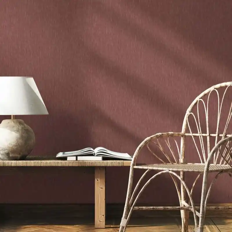 Vliestapete Texturiert, Linien Struktur Modern in Rot für Wohnzimmer, Schlafzimmer, Lounge (KG-172854) Echt