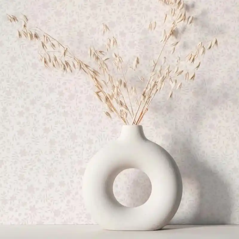 Vliestapete Blätter, Blattmotiv Floral Natur in Rosa-Braun für Wohnzimmer, Schlafzimmer, Lounge (KG-172880) Neue Kollektion