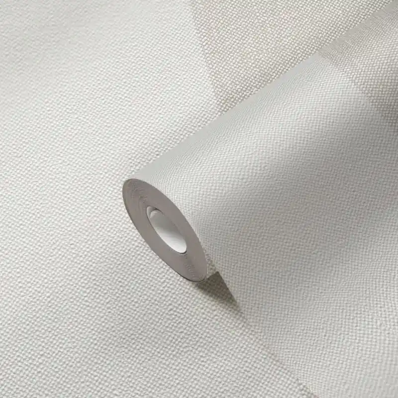 Streifen Tapete Weiß Beige Braun - Vliestapete mit Leinenstruktur warm modern AS-Creation (KG-174557) Bestseller