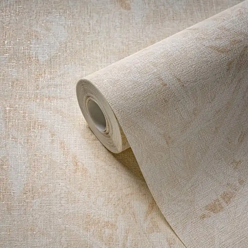 Tapete in Dschungeloptik Creme Gelb - Vliestapete mit Palmenstruktur matt livingwalls (KG-174763) Top-Preis