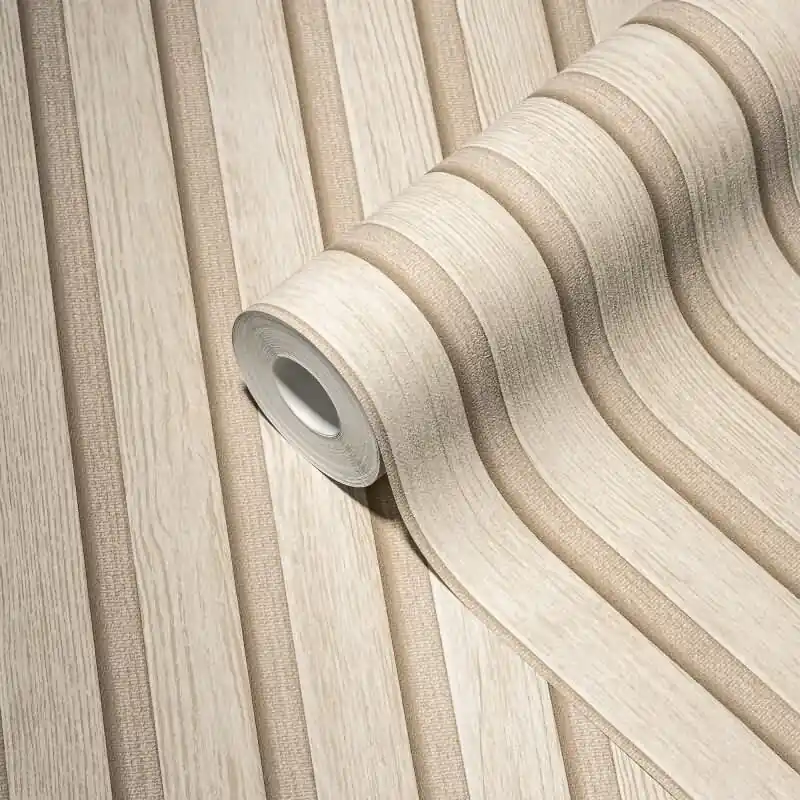 Holzpaneel-Tapete Skandinavisch Beige - Vliestapete modern - Wandtapete AS-Creation (KG-174799) Knallerangebot