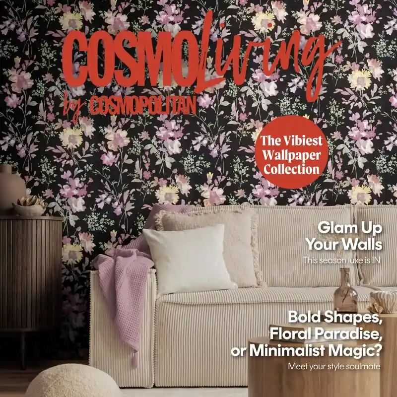 COSMOPOLITAN Vliestapete Blumen Schwarz Bunt moderne Aquarell Tapete floral Design livingwalls (KG-174885) Highlight