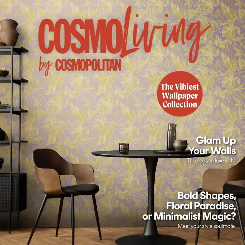 COSMOPOLITAN Vliestapete Palmenblatt Lila Gold botanische Dschungel Tapete livingwalls (KG-174898) Bestpreis