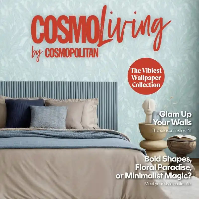 Bestseller COSMOPOLITAN Vliestapete Hellblau mit Blattstruktur moderne Designer Tapete livingwalls (KG-174904)