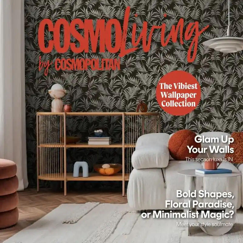 COSMOPOLITAN Vliestapete Schwarz Silber Blätter edle Tapete fürs Schlafzimmer livingwalls (KG-174946) Neu Im Sortiment