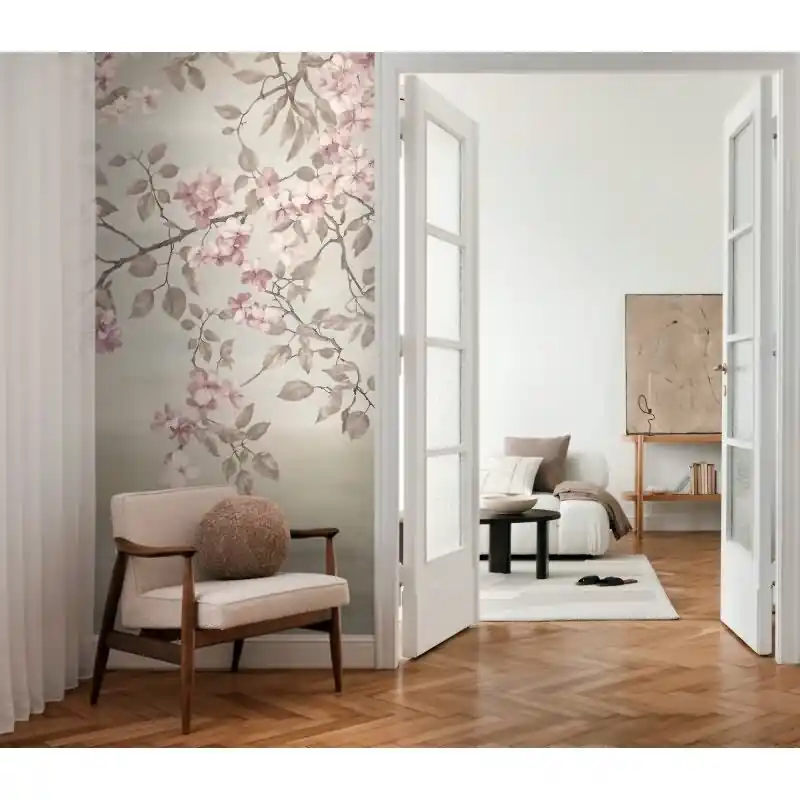 COSMOPOLITAN Fototapete Blüten Äste Rosa Beige romantische Vintage Vliestapete livingwalls (KG-174968) Sofort Bestellen