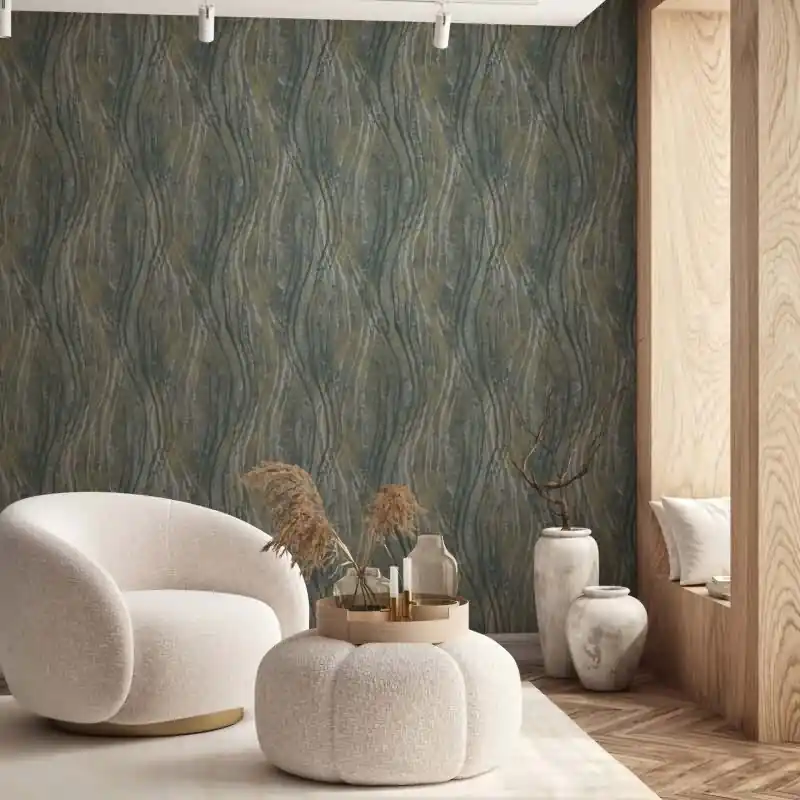 Vliestapete Beton, Wellen Grafisch Modern in Grau Novamur (KG-175255) Schnäppchen
