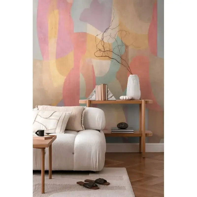 COSMOPOLITAN Fototapete Abstrakt Bunt Geometrisch Retro Design Vliestapete livingwalls (KG-174974) Finale Aktion