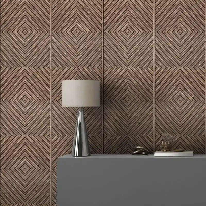Kracherpreis Vliestapete Holz, Geometrisch Holzoptik Geometrisch, matt in Braun Novamur (KG-175307)