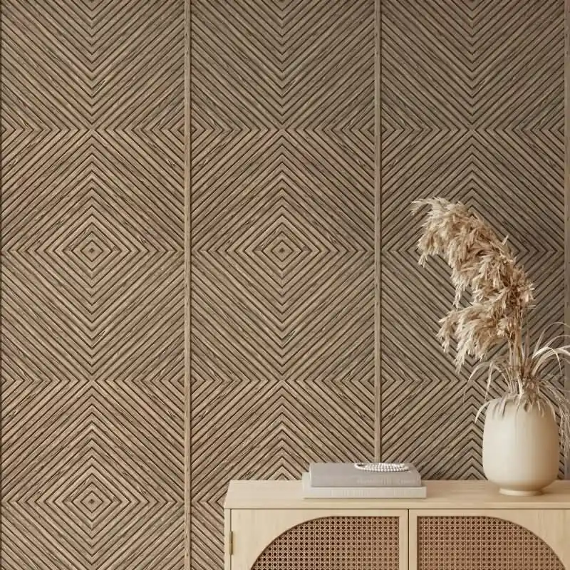 Vliestapete Holz, Geometrisch Holzoptik Geometrisch, matt in Beige Novamur (KG-175306) Angebot