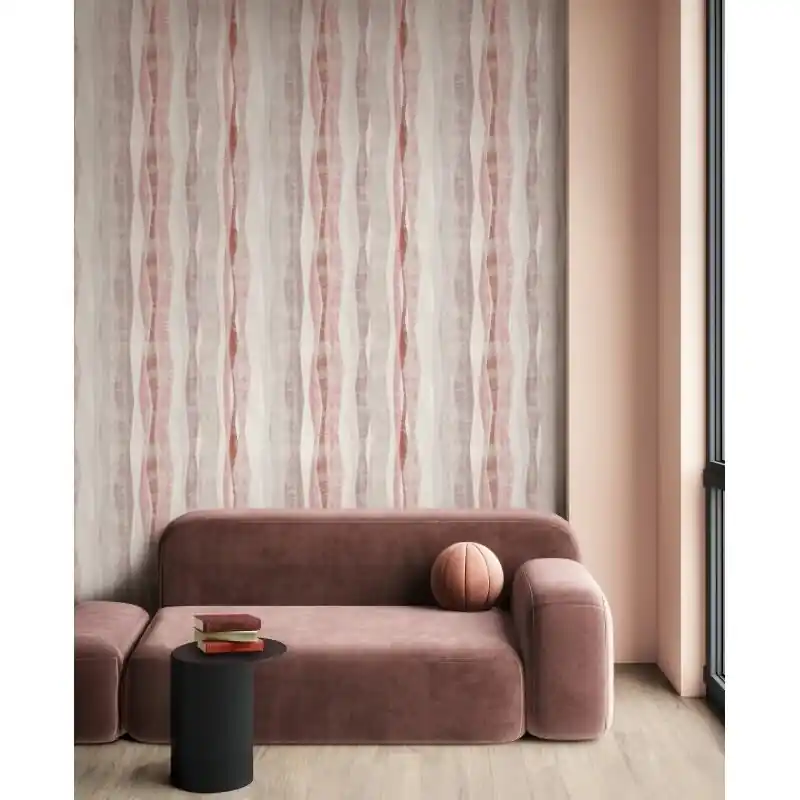Vliestapete Streifen Grafisch Modern matt in Rot für Wohnzimmer, Schlafzimmer, Büro (KG-175504) Direkt Vom Hersteller