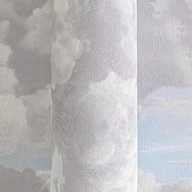 Vliestapete mit Wolkenmotiv in Grau-Weiß und Blau (KG-175915) Sichere Zahlung