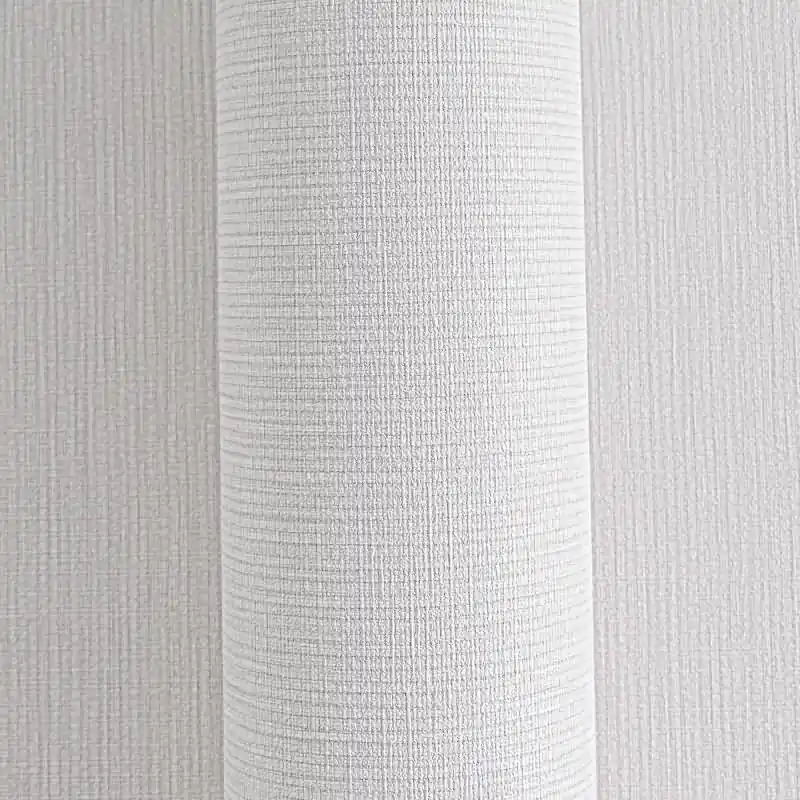 Vliestapete in Hellgrau mit feiner Textiloptik (KG-175921) Echt