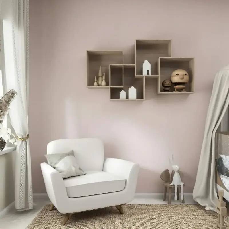 Bestseller Vliestapete Textil, Struktur Uni Modern matt in Rosa-Braun für Wohnzimmer, Schlafzimmer, Büro (KG-176013)