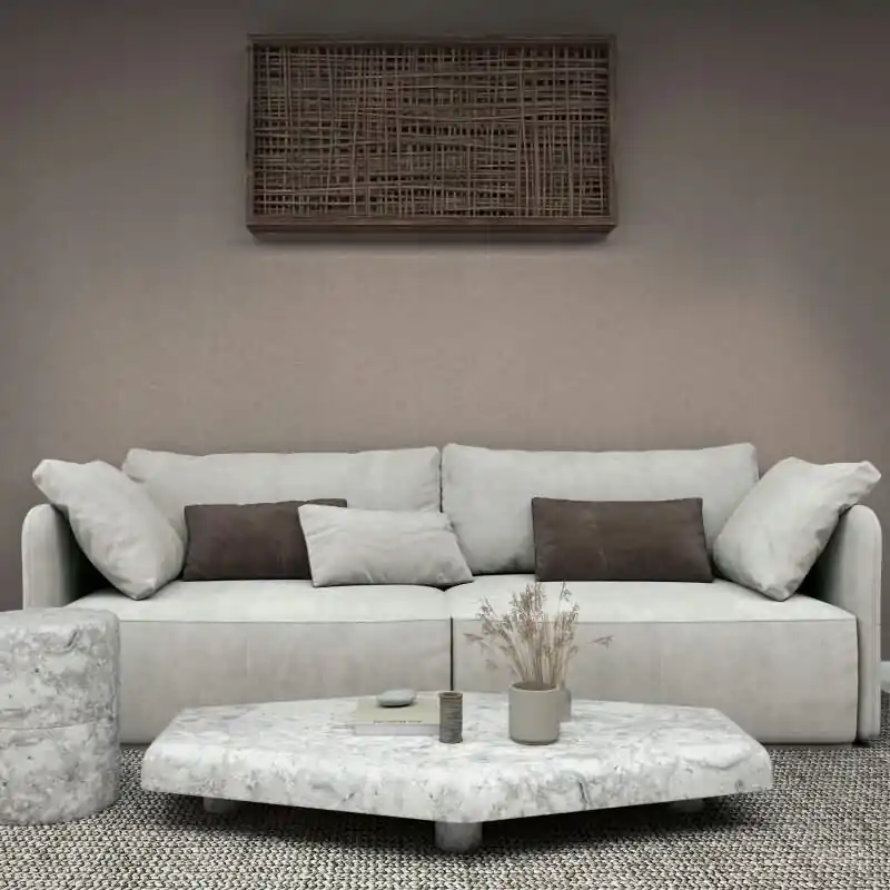 Vliestapete Textil, Struktur Uni Modern matt in Braun für Wohnzimmer, Schlafzimmer, Büro (KG-176028) Expressversand